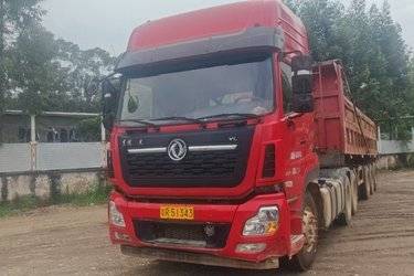 二手东风商用车 天龙VL重卡 2019款 450马力 6X4牵引车(485后桥)(国五) 双驱 雷诺二手牵引车 黄牌