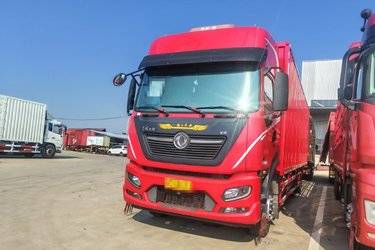 二手东风商用车 天锦KR PLUS 舒适版 290马力 4X2 9.8米厢式载货车(国六)(速比3.64)(国六) 单桥 康明斯二手载货车 黄牌图片