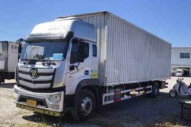 二手福田 欧航AR系 240马力 4X2 9.78米厢式载货车(国六) 单桥 康明斯二手载货车 黄牌图片