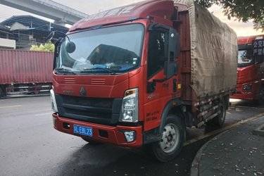二手中国重汽HOWO 悍将 160马力 单排轻卡底盘(国六) 单桥 潍柴二手载货车图片