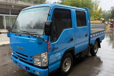 二手庆铃五十铃100P 2.5L柴油 131马力 五十铃5档 2.065米双排栏板轻卡(国六) 单桥 庆铃五十铃二手载货车 蓝牌图片