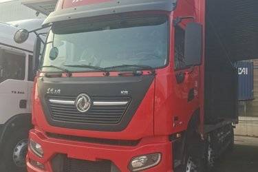 二手东风商用车 天锦KR PLUS 340马力 6X2 9.8米厢式载货车(高顶双卧)(国六) 前四后四 雷诺二手载货车 黄牌图片