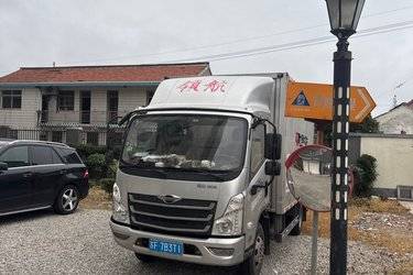二手时代领航M5 2.5L柴油 150马力 万里扬5档 4.15米单排厢式轻卡(国六) 单桥 全柴二手载货车 蓝牌图片