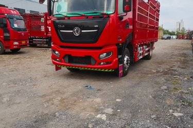 二手东风商用车 天锦KR PLUS 舒适版 290马力 4X2 6.8米仓栅式载货车(高顶三卧)(国六) 单桥 东风康明斯二手载货车 黄牌图片