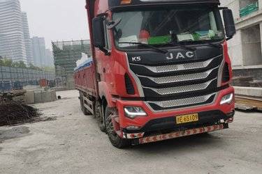 二手江淮 格尔发K5W重卡 460马力 8X4 9.6米栏板载货车(国五) 前四后八 锡柴二手载货车 黄牌图片