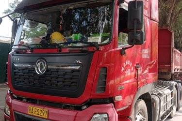 二手东风商用车 天龙VL重卡 2020款 450马力 6X4牵引车(国五) 双驱 雷诺二手牵引车 黄牌图片
