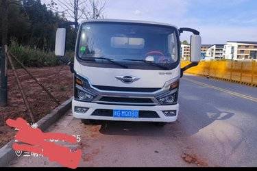 二手福田 时代领航G6 170马力 3.83米排半栏板载货车(速比4.33)(国六) 单桥 云内动力二手载货车 黄牌图片