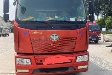 二手一汽解放 J6L重卡 240马力 4X2 车辆运输车(国五) 单桥 大柴二手载货车 黄牌图片