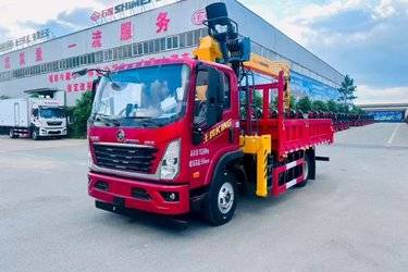 二手随车吊 中国重汽成都商用车 捷狮 170 4 4X2图片