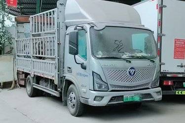 二手福田 欧马可BEV 4.5T 4.17米单排纯电动厢式轻卡  二手电动卡车电动载货车图片