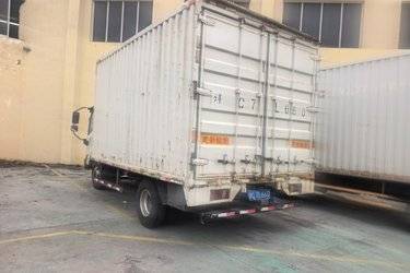 二手江铃 凯运蓝鲸 129马力 4.12米单排厢式轻卡(国五) 单桥 江铃二手载货车 蓝牌图片
