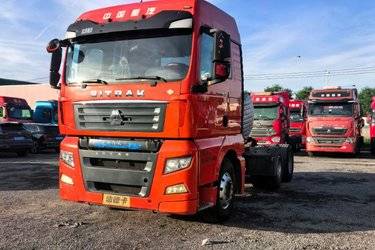 二手中国重汽 汕德卡SITRAK G7重卡 440马力 6X4 LNG牵引车(国六)(MCY12BGS后桥)(国六) 双驱 曼二手牵引车 黄牌