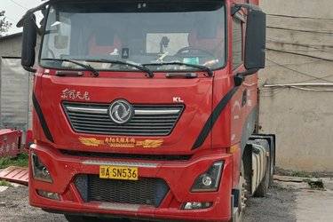 二手东风商用车 天龙KL重卡 465马力 6X4牵引车(3.64速比)(国五) 双驱 雷诺二手牵引车 黄牌图片