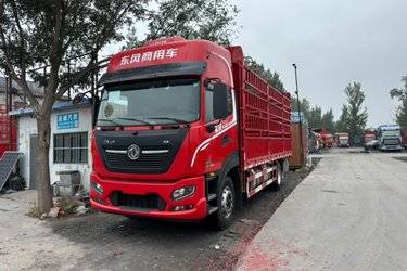 二手东风商用车 天锦KR PLUS 330马力 4X2 6.8米仓栅式载货车(国六) 单桥 东风康明斯二手载货车 黄牌