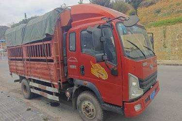 二手中国重汽 豪曼H3 170马力 4X2 4米自卸车(国五) 单桥 玉柴二手自卸车 蓝牌图片
