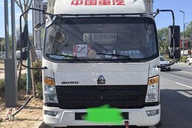 二手中国重汽HOWO 悍将M 160马力 4.15米单排仓栅式轻卡(国六) 单桥 潍柴二手载货车 黄牌