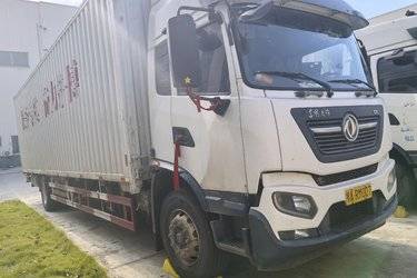 二手东风商用车 天锦KR中卡 245马力 4X2 6.75米厢式载货车(液缓)(国五) 单桥 康明斯二手载货车 黄牌图片