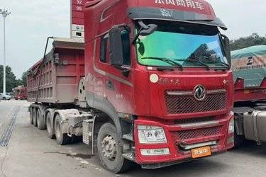 二手东风商用车 天龙KL重卡 520马力 6X4 LNG牵引车(液缓)(国六) 双驱 东风二手牵引车 黄牌