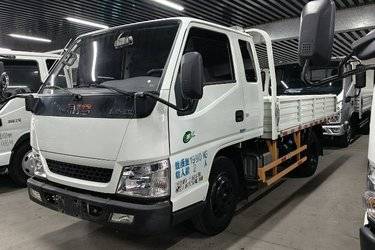 二手江铃 顺达小卡 122马力 3.3米排半栏板轻卡(国六) 单桥 江西五十铃二手载货车 蓝牌