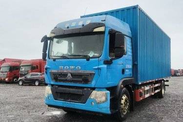 二手中国重汽 HOWO TX 250马力 4X2 7.8米厢式载货车(国六)(10挡)(国六) 单桥 曼二手载货车 黄牌图片