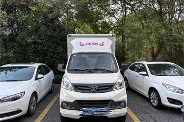 二手福田 祥菱V2 舒适型 1.6L 122马力 汽油 2.55米双排厢式微卡(国六) 单桥 东安二手载货车 蓝牌图片