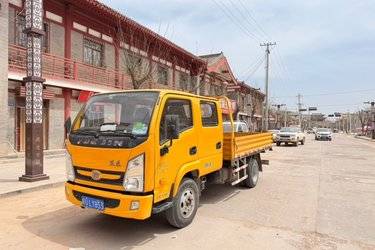 二手跃进 上骏X100-33 110马力 3.18米双排栏板轻卡(国五) 单桥 云内动力二手载货车 蓝牌