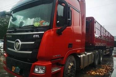 二手福田 欧曼GTL 6系重卡 510马力 6X4牵引车(国五) 双驱 北汽福田二手牵引车 黄牌