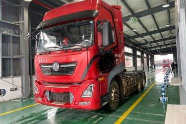 二手东风商用车 天龙KL重卡 465马力 6X4牵引车(国五) 双驱 雷诺二手牵引车 黄牌图片