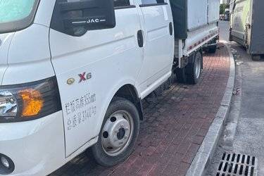 二手江淮 恺达X6 1.6L 120马力 汽油 2.97米双排栏板微卡(国六) 单桥 安徽康明斯二手载货车 蓝牌