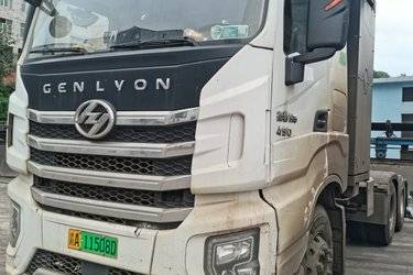 二手上汽红岩 杰狮H6 标载版 18T 4X2 纯电动牵引车282kWh  二手电动卡车电动牵引车