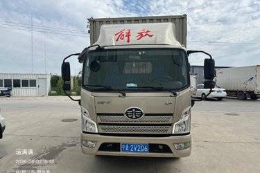 二手解放领途 焕新款 3.2L柴油 180马力 法士特8档 4.2米单排厢式轻卡(国六) 单桥 锡柴二手载货车 黄牌