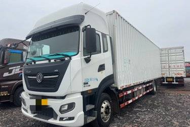 二手东风商用车 天锦KR PLUS 舒适版 290马力 4X2 9.8米厢式载货车(国六)(速比3.64)(国六) 单桥 东风康明斯二手载货车 黄牌