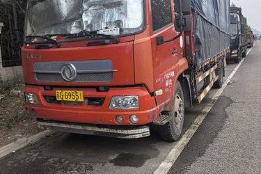 二手东风商用车 天锦中卡 180马力 4X2仓栅式载货车(前兴牌)(国五) 单桥 东风二手载货车 黄牌