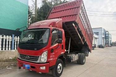 二手现代商用车 泓图200 116马力 3.815米排半仓栅式轻卡(国五) 单桥 云内动力二手载货车 蓝牌