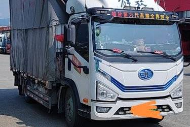 二手解放 虎6G宽体 180马力 4.2米单排厢式轻卡(国六) 单桥 锡柴二手载货车