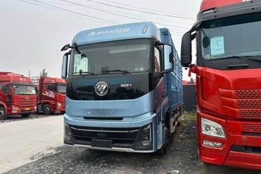 二手欧曼银河3 7L柴油 330马力 4X2 法士特8档 6.2米仓栅式载货车  玉柴二手载货车 黄牌