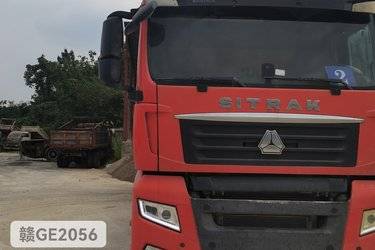 二手中国重汽 汕德卡SITRAK G7重卡 480马力 6X4牵引车(国五) 双驱 曼二手牵引车 黄牌图片