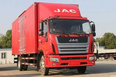 二手江淮 格尔发K6L中卡 190马力 4X2 6.8米厢式载货车(国五) 单桥 安徽康明斯二手载货车 黄牌图片