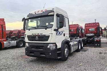 二手中国重汽 HOWO TX重卡 460马力 6X4 牵引车(国六) 双驱 潍柴二手牵引车 黄牌