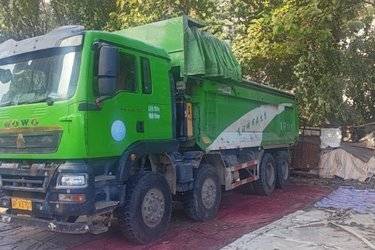 二手中国重汽 HOWO TX重卡 460马力 8X4 6.5米自卸车(国六) 前四后八 潍柴二手自卸车 黄牌