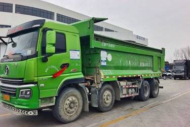 二手陕汽商用车 轩德翼6 复合版 350马力 8X4 6.5米自卸车(国五) 前四后八 玉柴二手自卸车 黄牌