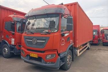 二手东风商用车 天锦KR 245马力 4X2 9.8米厢式载货车(高顶)(国五) 单桥 康明斯二手载货车 黄牌