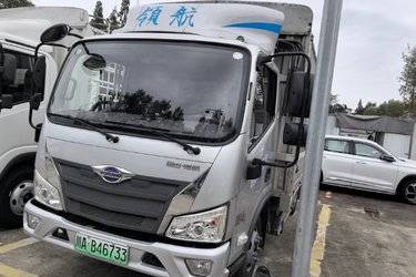 二手福田 时代领航G5 4.5T 4.17米单排纯电动仓栅式轻卡100.27kWh  二手电动卡车电动载货车