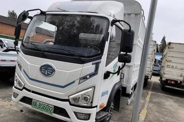 二手解放 虎6G 4.5T 4.16米单排纯电动仓栅式轻卡 宁德时代100.46kWh  二手电动卡车电动载货车图片