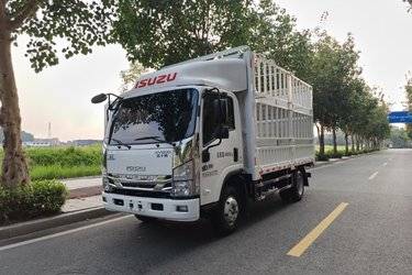 二手庆铃五十铃KV600 2.5L柴油 161马力 五十铃6档  4.13米单排仓栅式轻卡(国六) 单桥 庆铃五十铃二手载货车 蓝牌