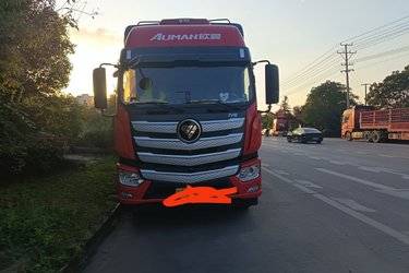 二手福田 欧曼行星 240马力 4X2 6.8米仓栅式载货车(国六) 单桥 福田康明斯二手载货车 黄牌
