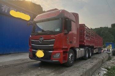 二手福田 欧曼GTL 北方版 520马力 6X4 AMT自动挡牵引车(国六)(双油箱)(有缓速器)(国六) 双驱 福田康明斯二手牵引车 黄牌