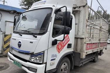 二手福田奥铃 智蓝EL 4.5T 4.17米单排纯电动仓栅式轻卡100.46kWh  二手电动卡车电动载货车