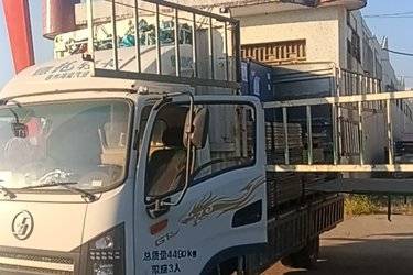 二手陕汽商用车 德龙G1 标准版 155马力 4.15米单排仓栅式轻卡(国六) 单桥 云内动力二手载货车 蓝牌