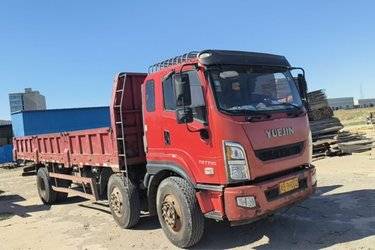 二手跃进 开拓T700 运输型 220马力 6X2 7.2米自卸车(国五) 前四后四 潍柴二手自卸车 黄牌
